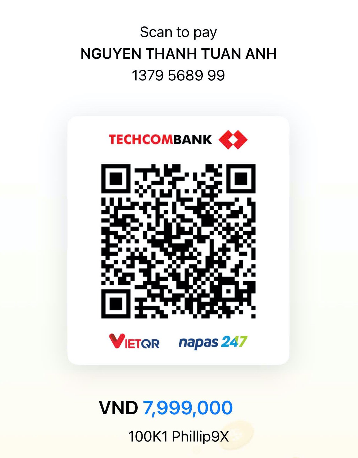 Mã QR Chuyển Khoản